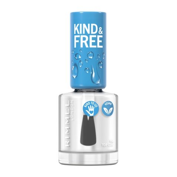rimmel london KIND & FREE™ Clean Plant Based Nail Polish Top Coat
