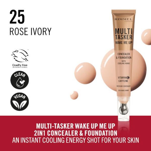 Rimmel London Multi-Tasker Wake Me Up Concealer & Foundation