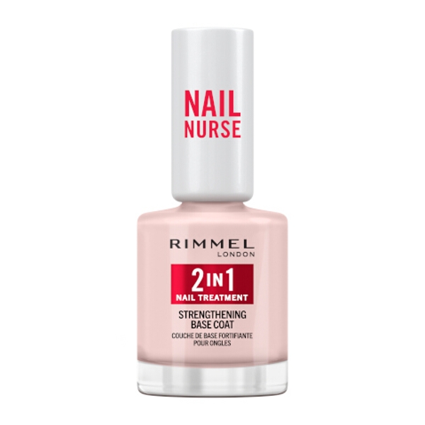 rimmel london Nail Nurse 2 in 1 Nail Treatment Strengthening Base Coat
