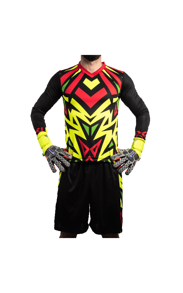 Rinat Brody III LS Long-Sleeve Goalkeeper Kit (Jersey+Short+Socks) Number Included
