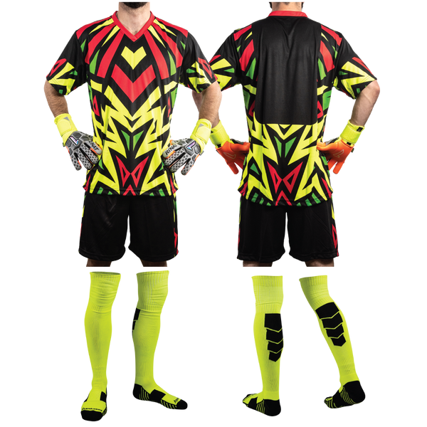 rinat Brody III SS Short-Sleeve Goalkeeper Kit (Jersey+Short+Socks) Number Included
