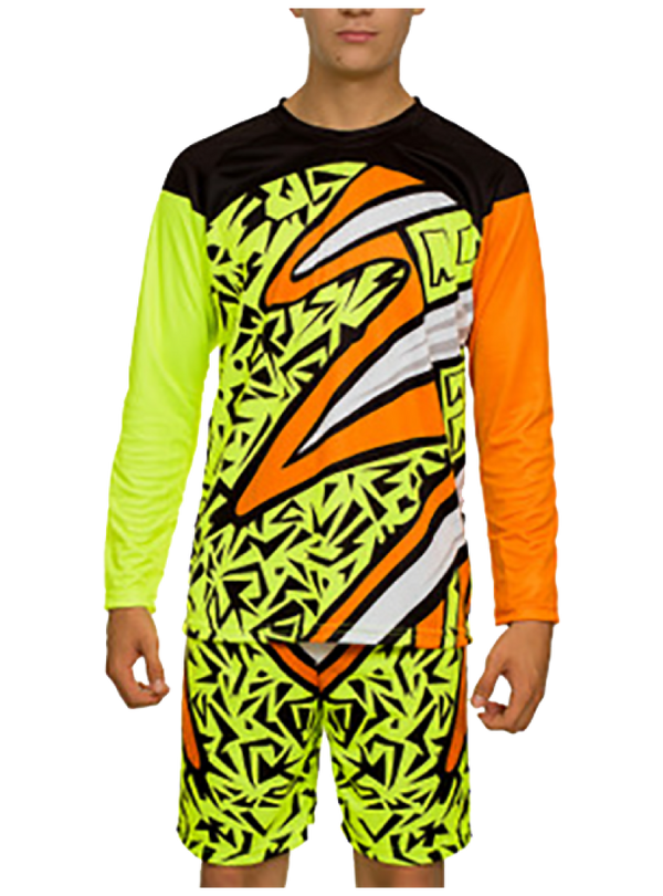 Rinat Calamity LS Long-Sleeve Goalkeeper Kit (Jersey+Short+Socks) Number Included