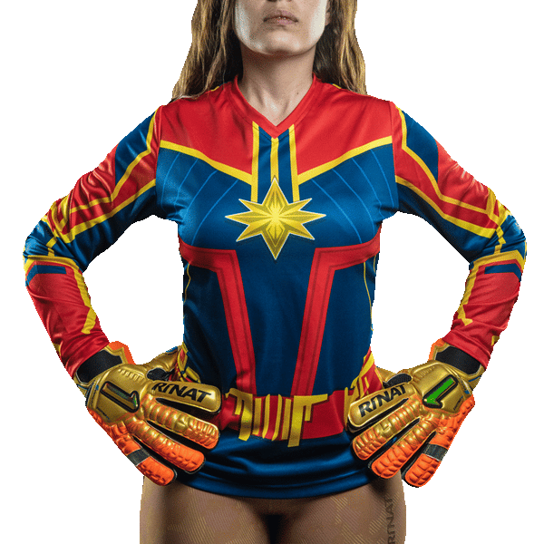rinat Captain Marvel Goalkeeper Jersey Number Included