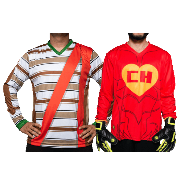 rinat El Chavo & El Chapulin Soccer Goalkeeper Jersey Number Included