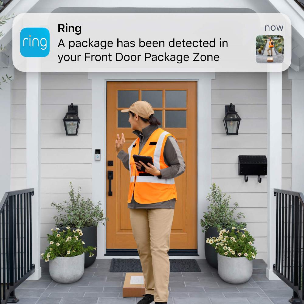 Ring Battery Doorbell Plus (Video Doorbell) Certified Refurbished