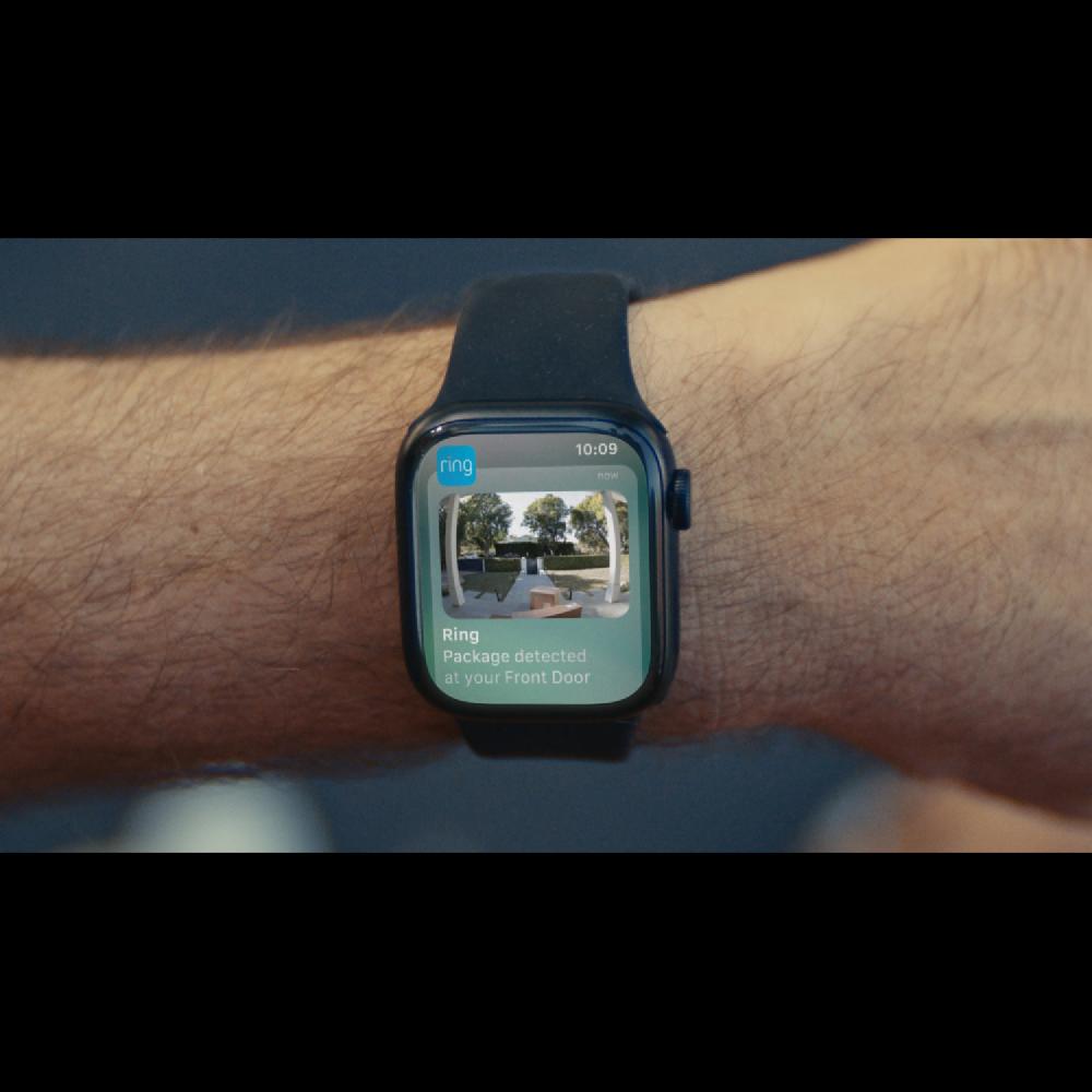 Ring Connected Basic Kit Outdoor Cam Plus Battery + Battery Doorbell