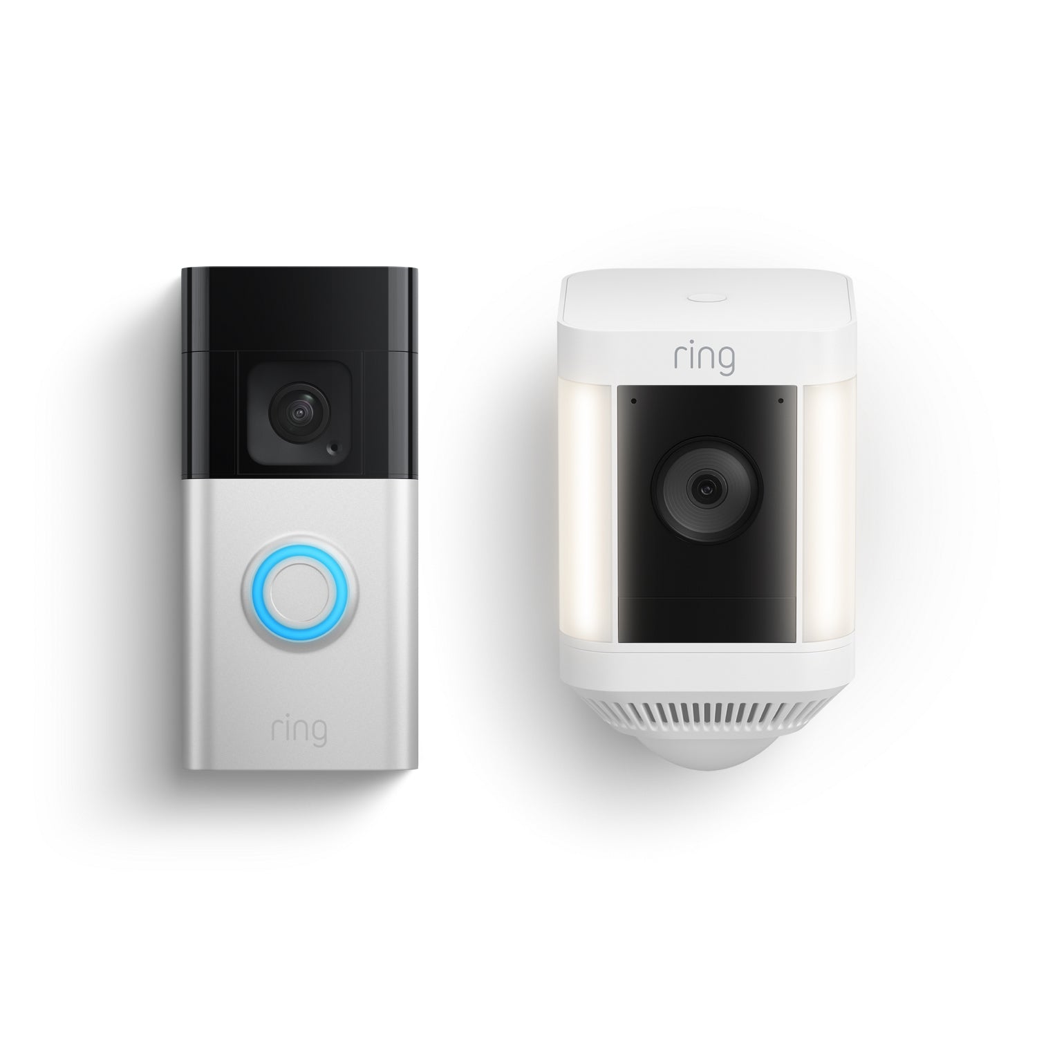 ring Connected Enhanced Kit Battery Doorbell Plus + Spotlight Cam Plus Battery
