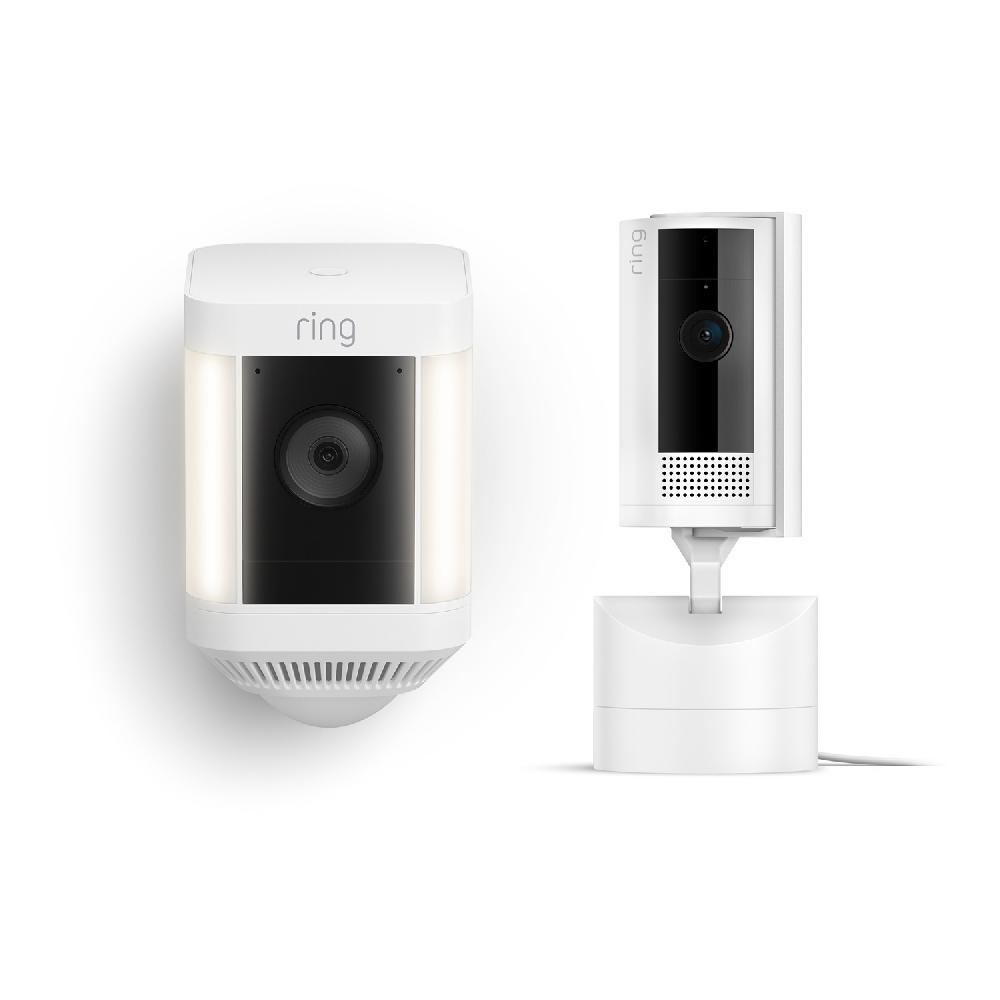ring Pan-Tilt Indoor Cam + Spotlight Cam Plus Plug-In