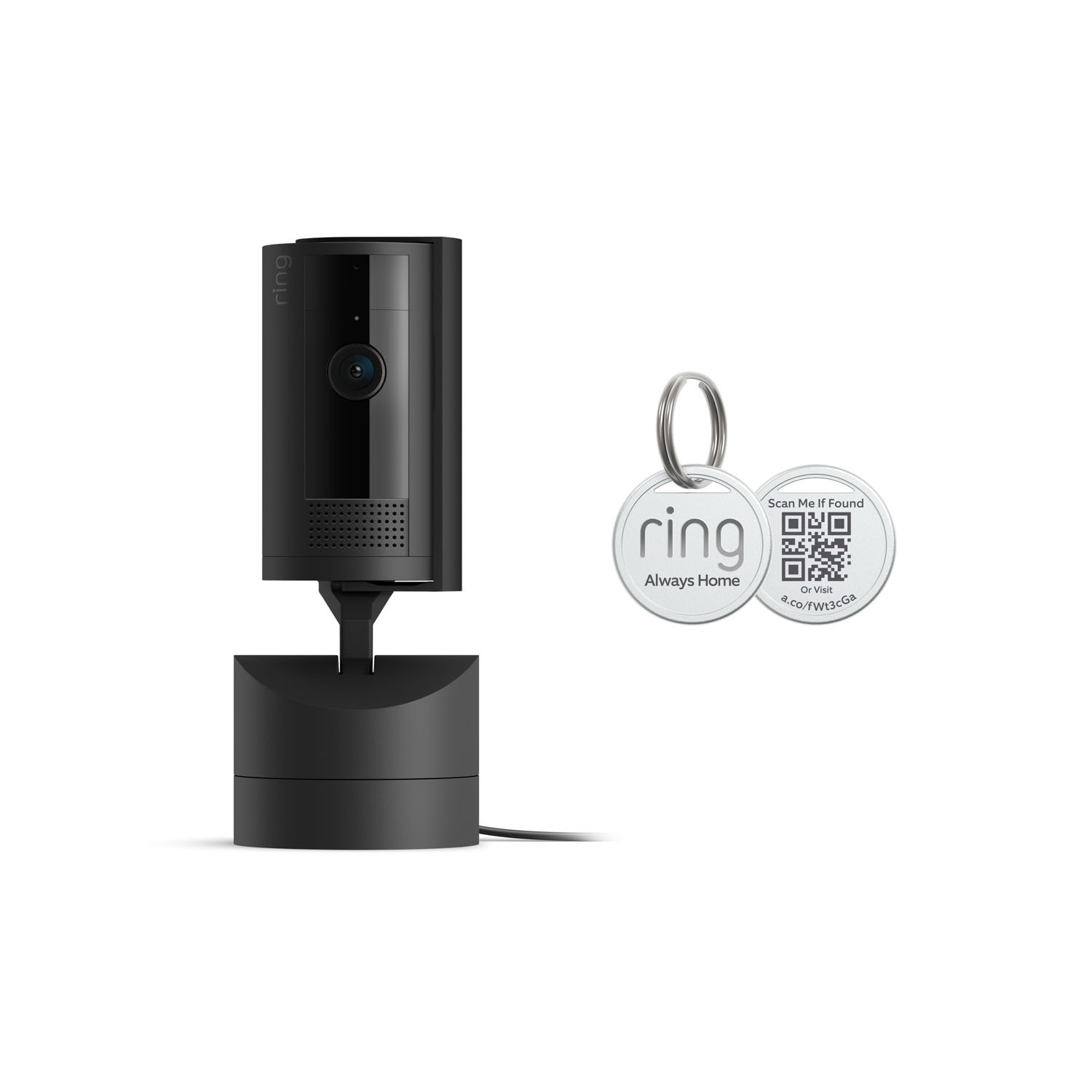 Ring Pet Enhanced Kit Pan Tilt Indoor Cam With Pet Tag