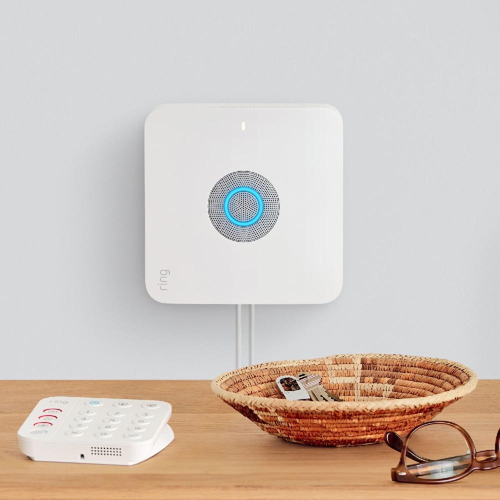 Ring Protected Enhanced Kit Battery Doorbell Plus + Alarm Security Kit 8-Piece