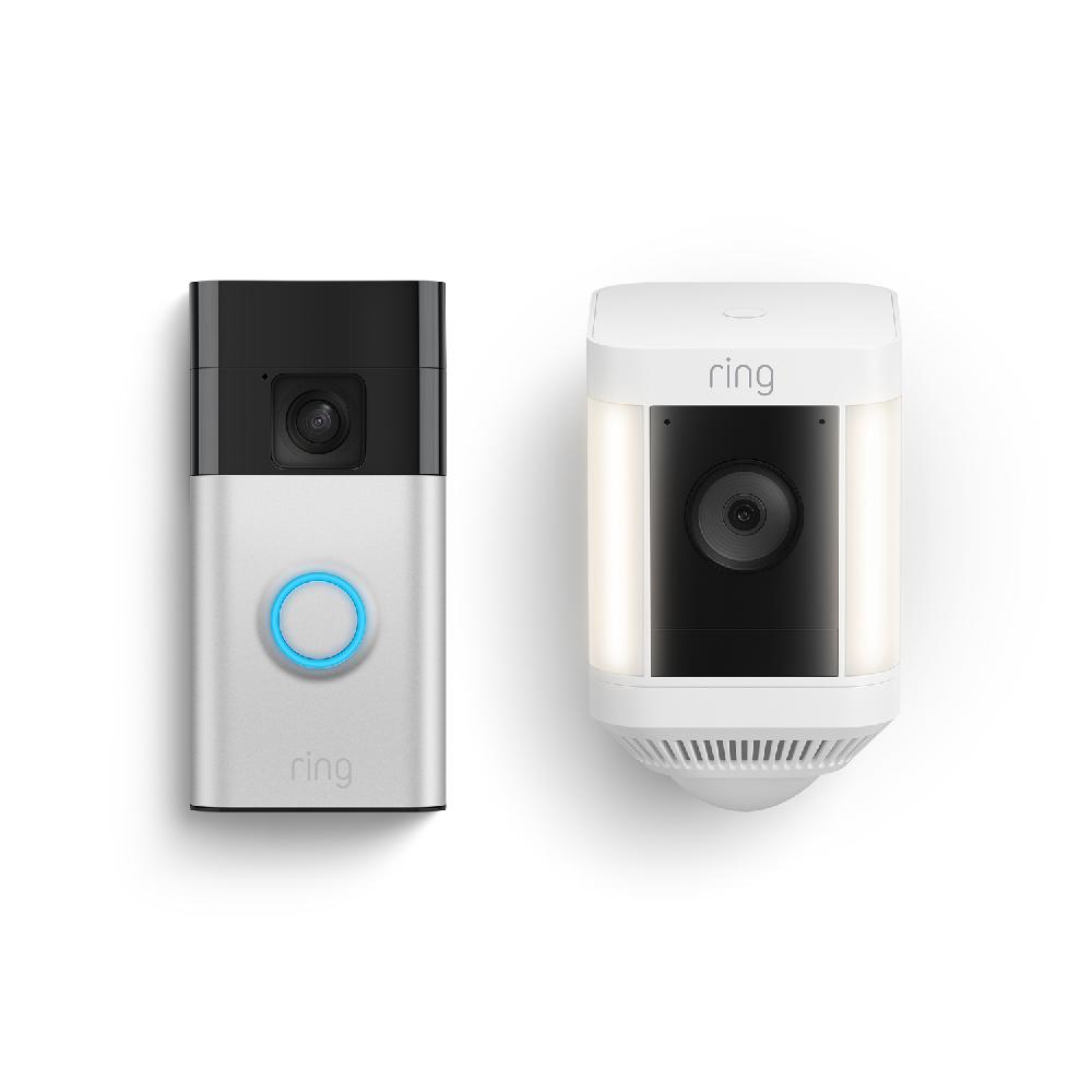ring Battery Doorbell + Spotlight Cam Plus