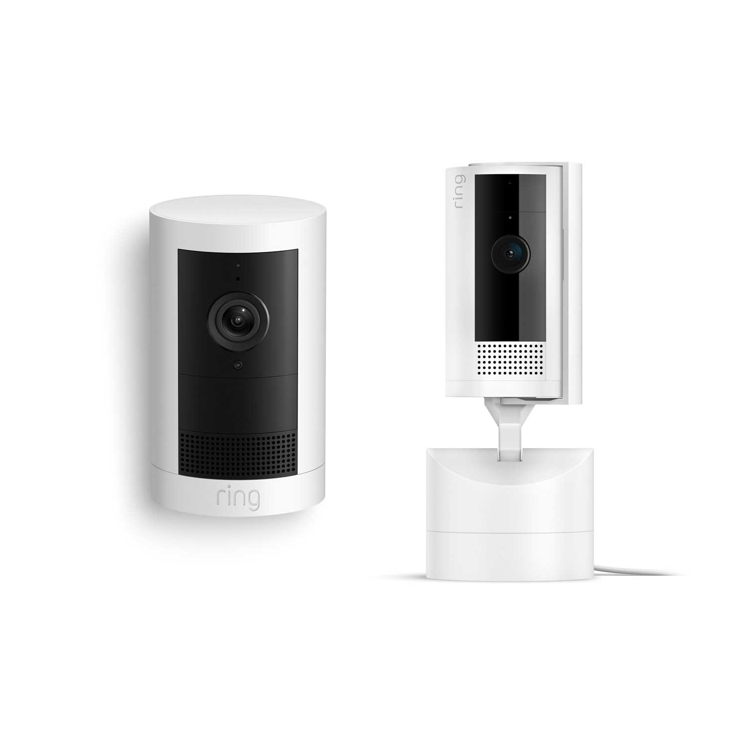 ring Outdoor Cam Plus Battery + Pan-Tilt Indoor Cam