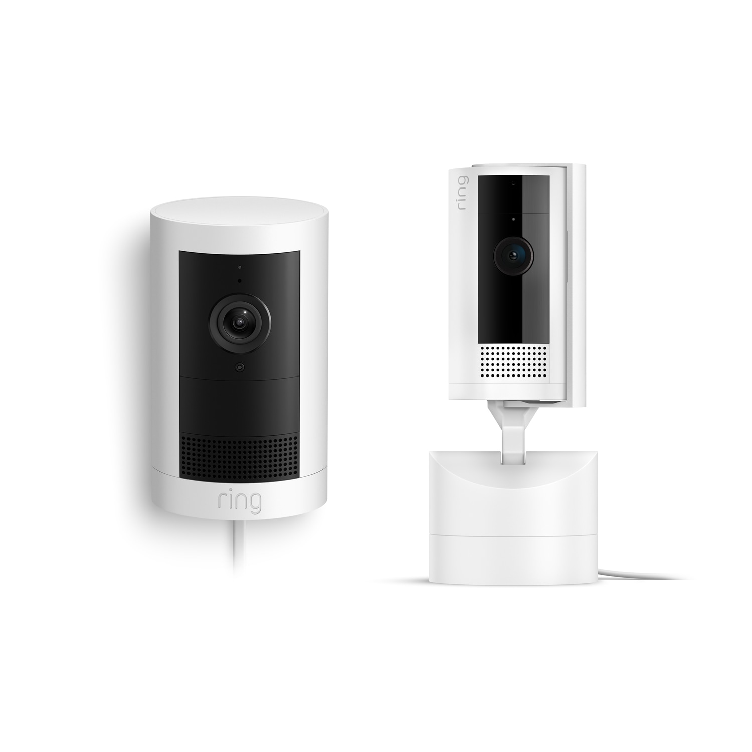 ring Outdoor Cam Plus Plug-In + Pan-Tilt Indoor Cam
