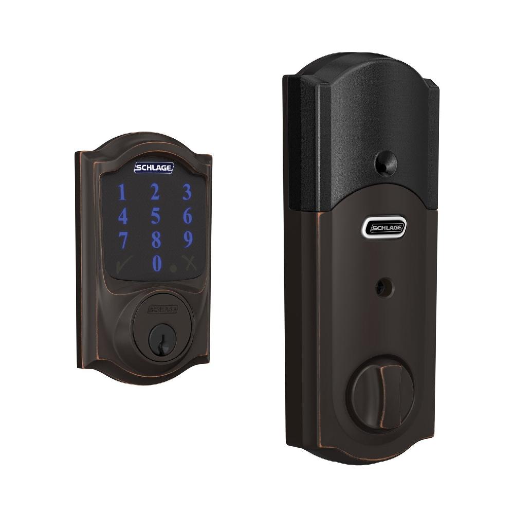 Ring Schlage Connect Smart Deadbolt Z-Wave Plus Enabled Works With Ring Alarm Security System
