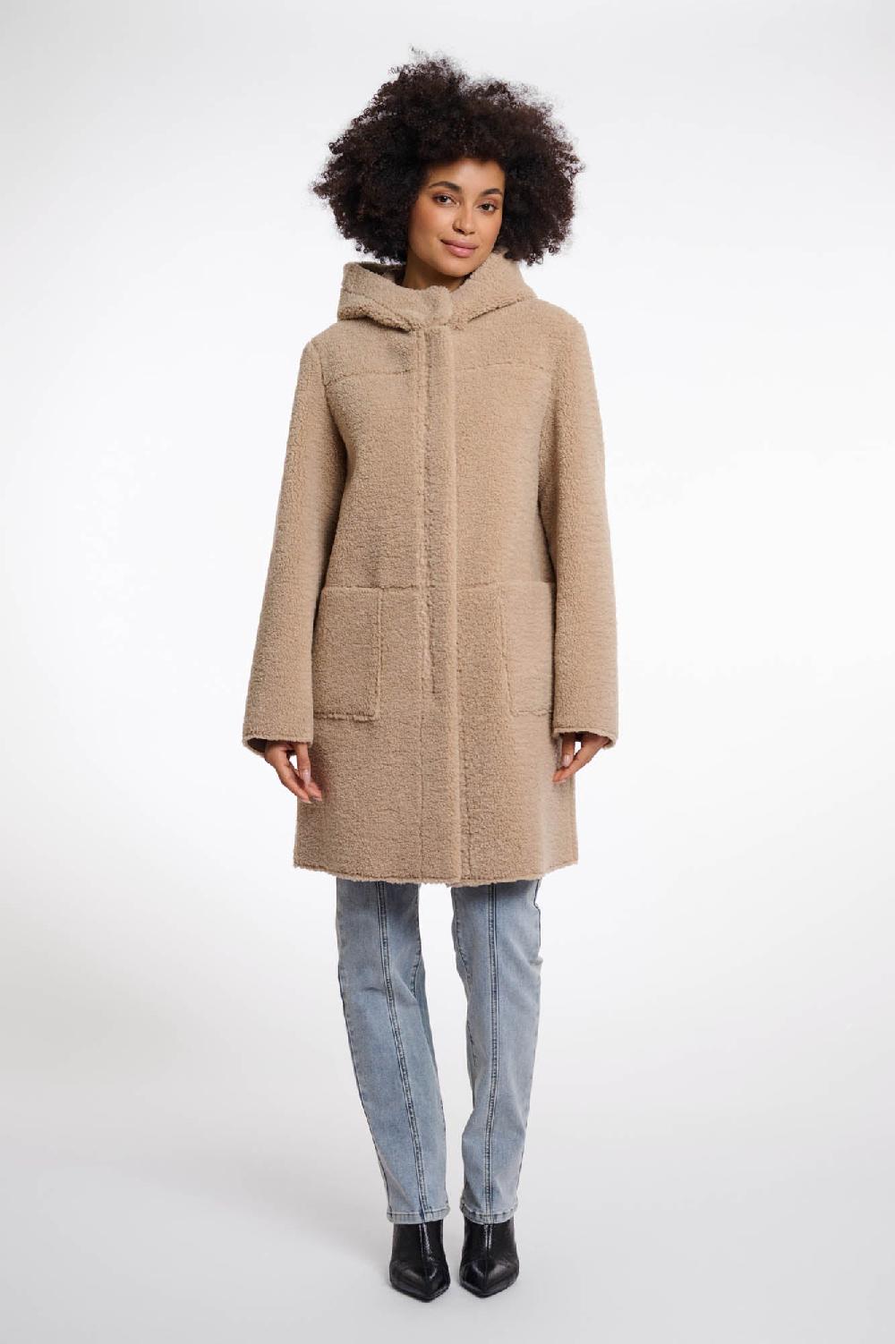 rino & pelle Alina reversible coat Oat