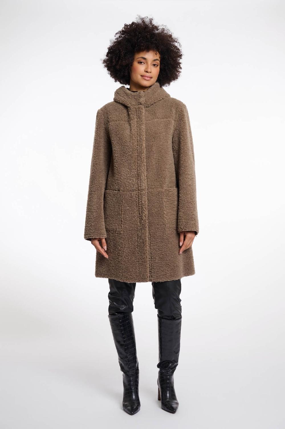 Rino & Pelle Alina Reversible Coat Toffee