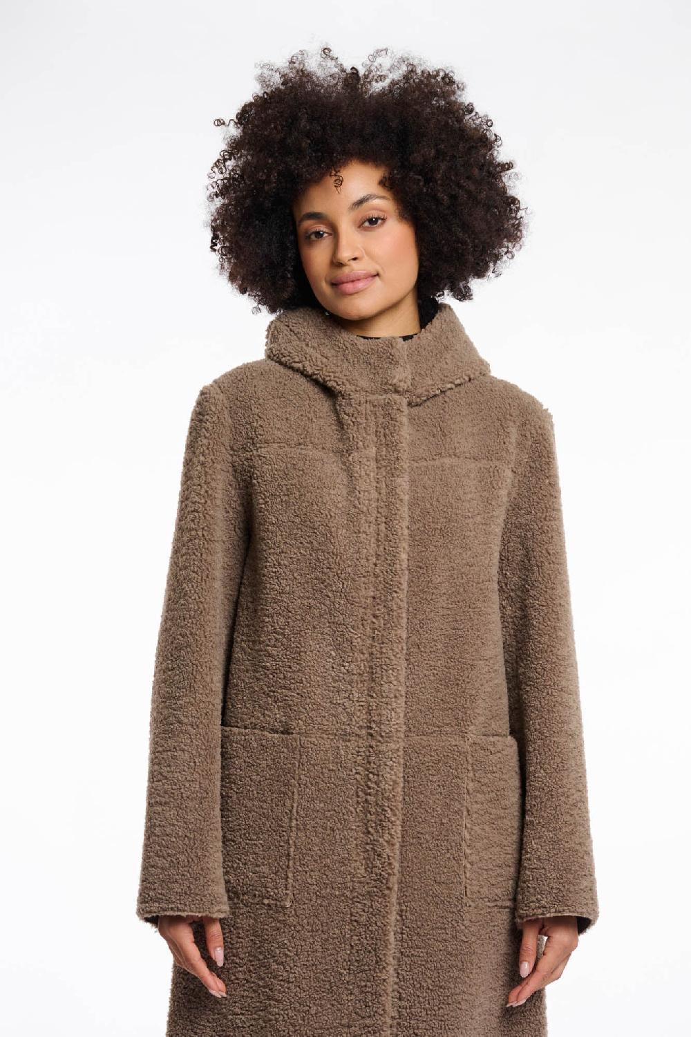 Rino & Pelle Alina Reversible Coat Toffee