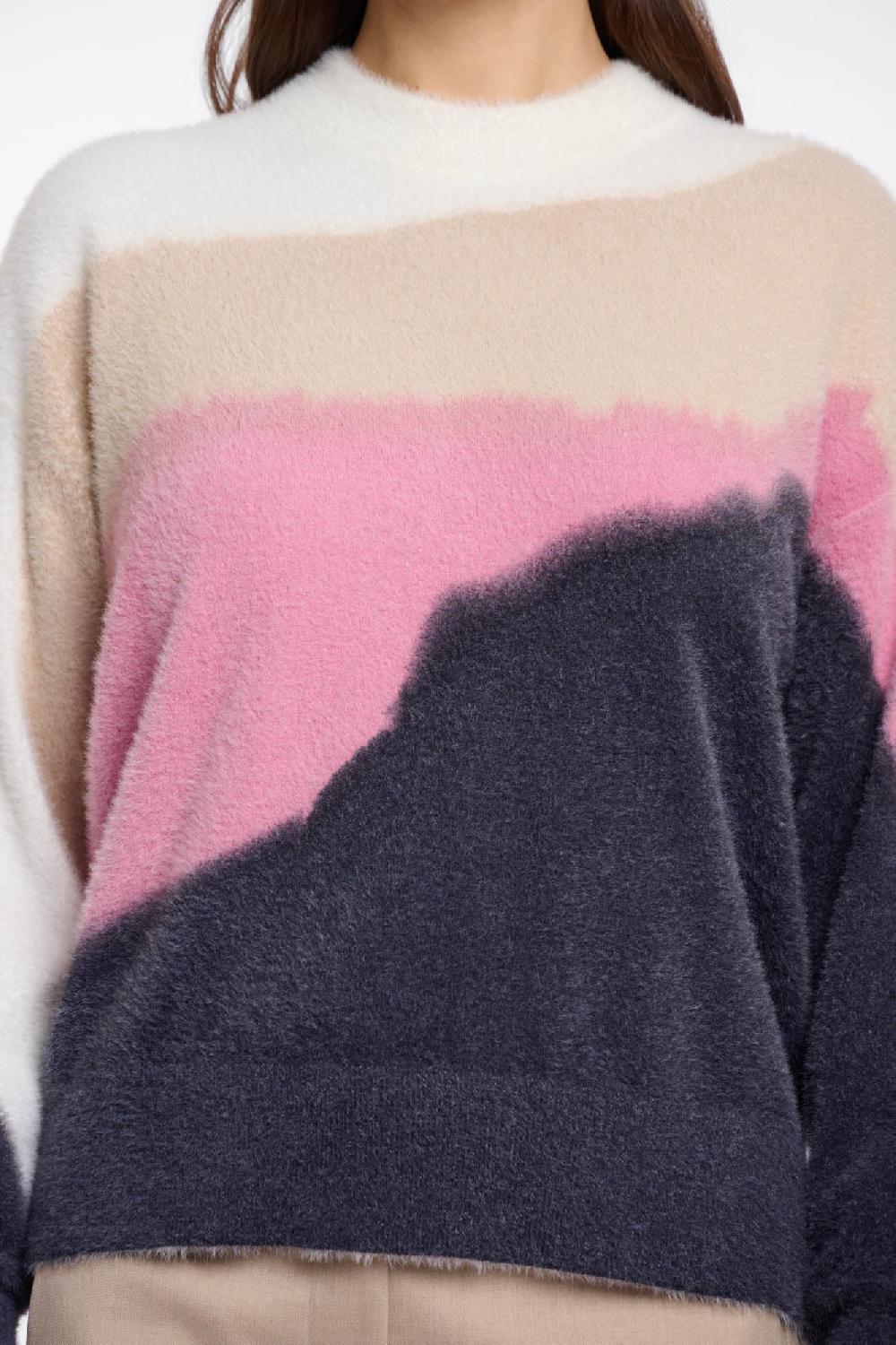 Rino & Pelle Berdie Sweater Pink Watercolour
