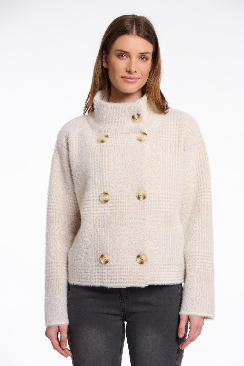 Rino & Pelle Beth Jacket Stone Check