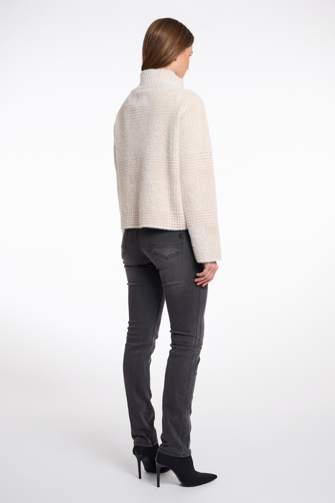 Rino & Pelle Beth Jacket Stone Check