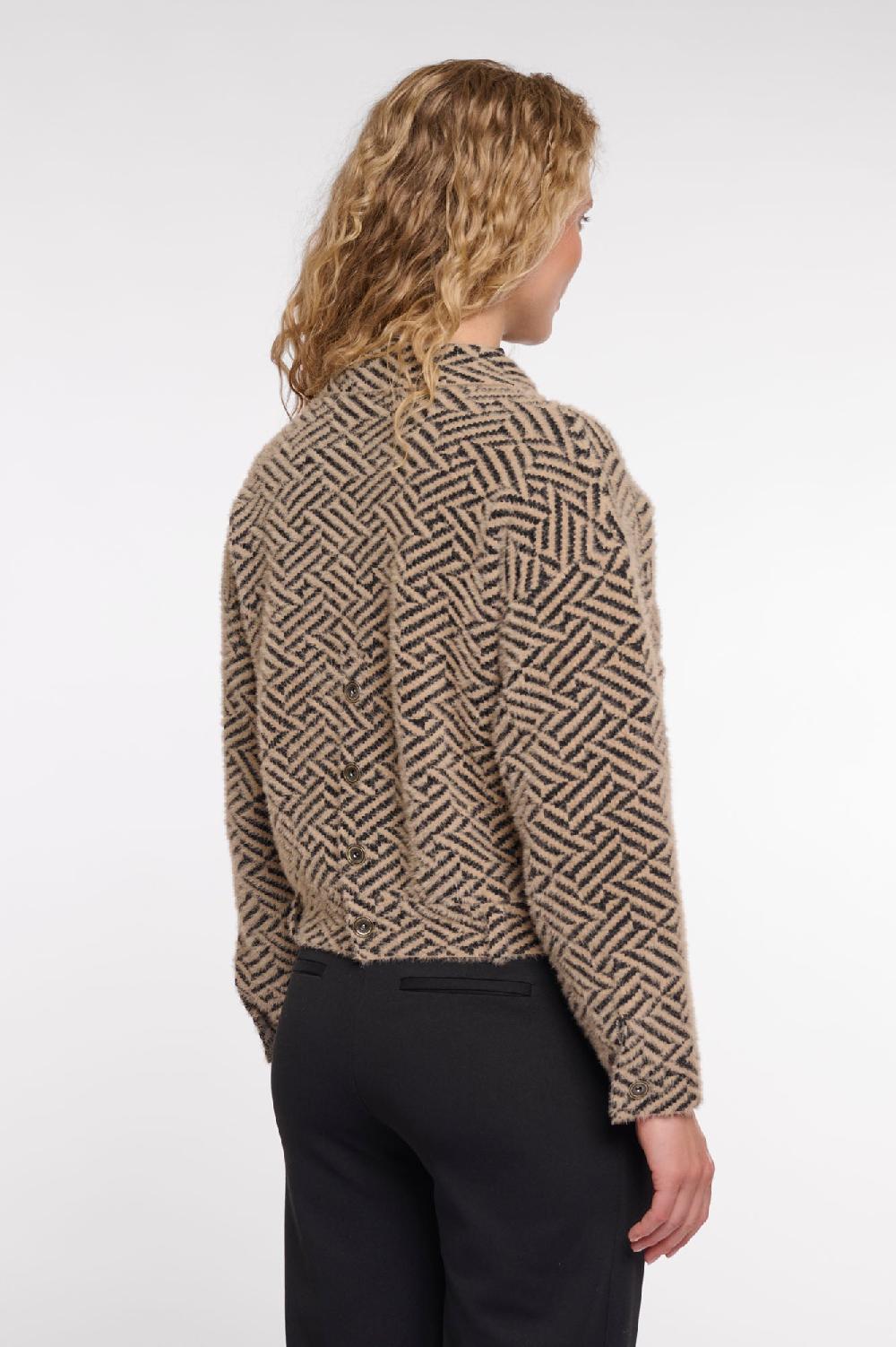 Rino & Pelle Bubbly Jacket Sand Graphic