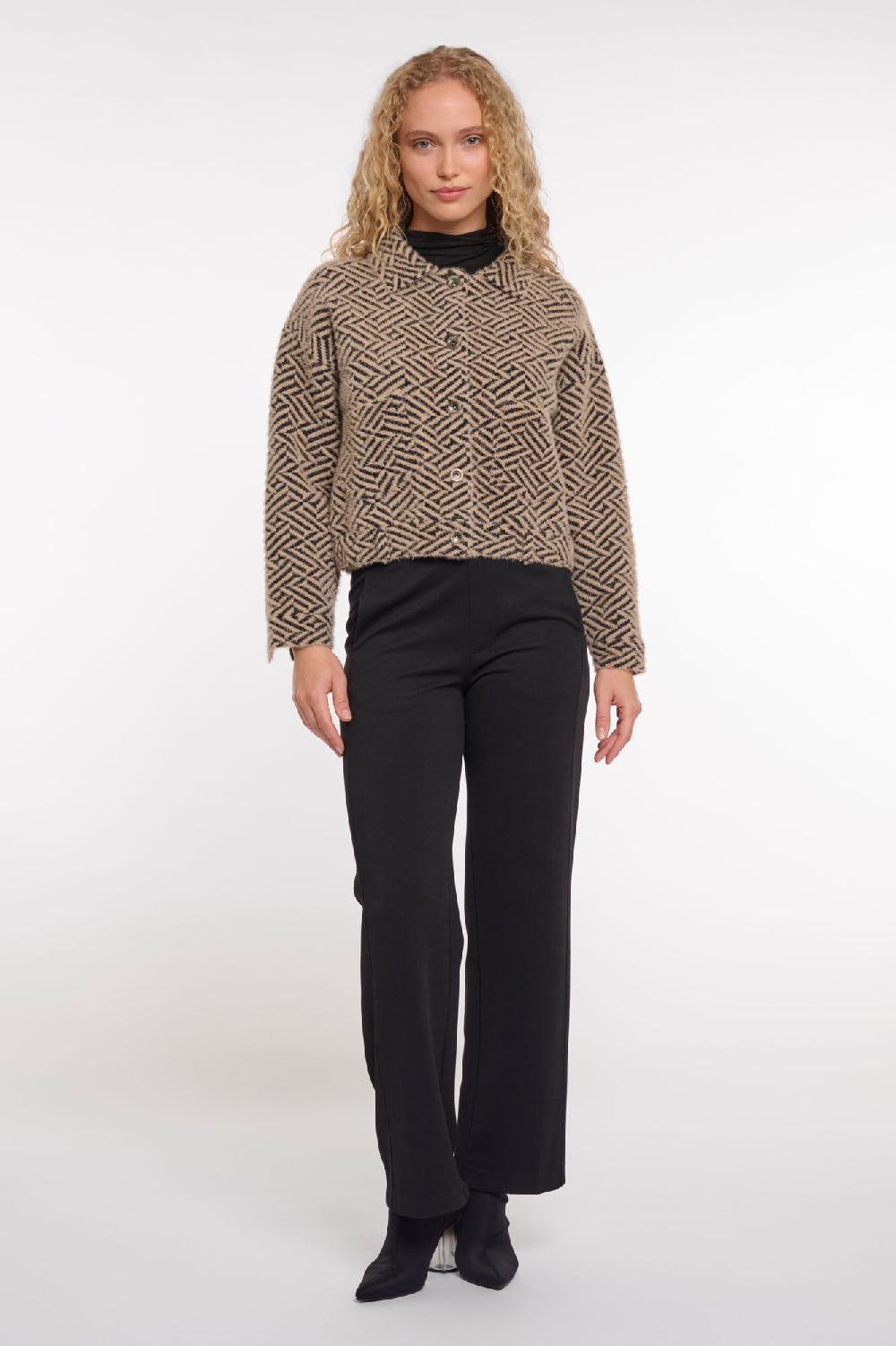 Rino & Pelle Bubbly Jacket Sand Graphic