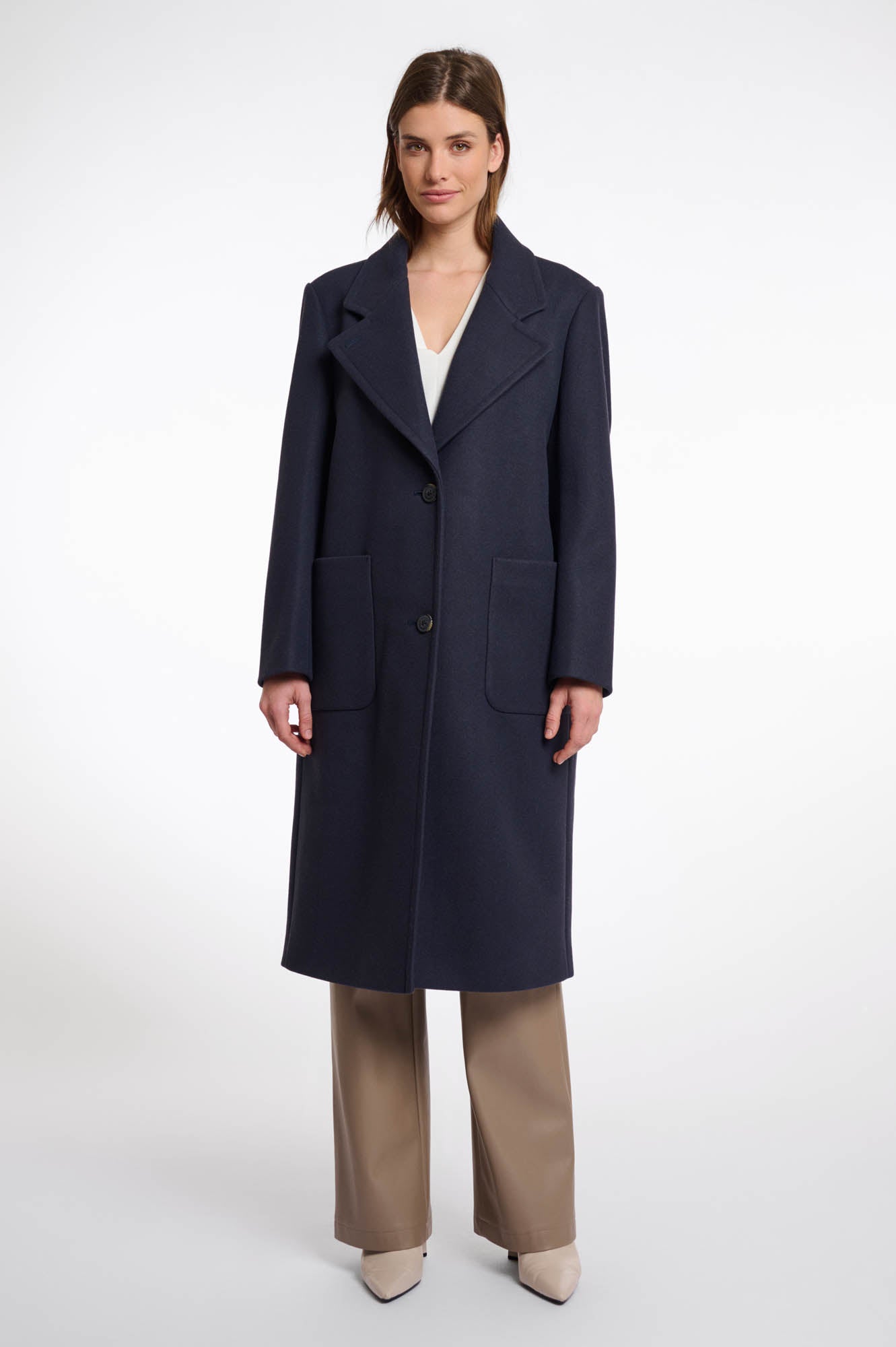 rino & pelle Cecile coat Navy