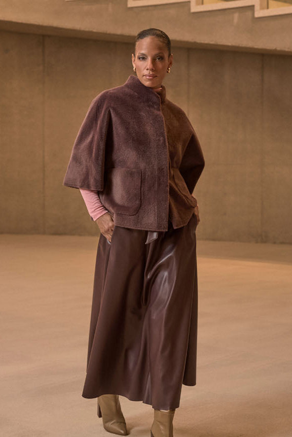 Rino & Pelle Chelsea Skirt Chocolate Bean