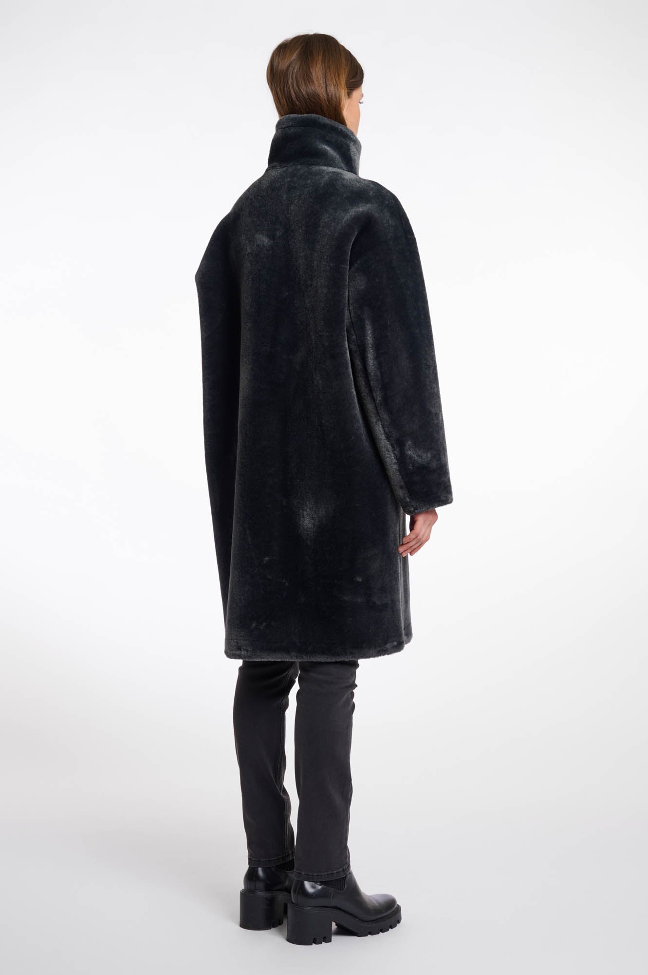 Rino & Pelle Cilou Coat Deep Iron