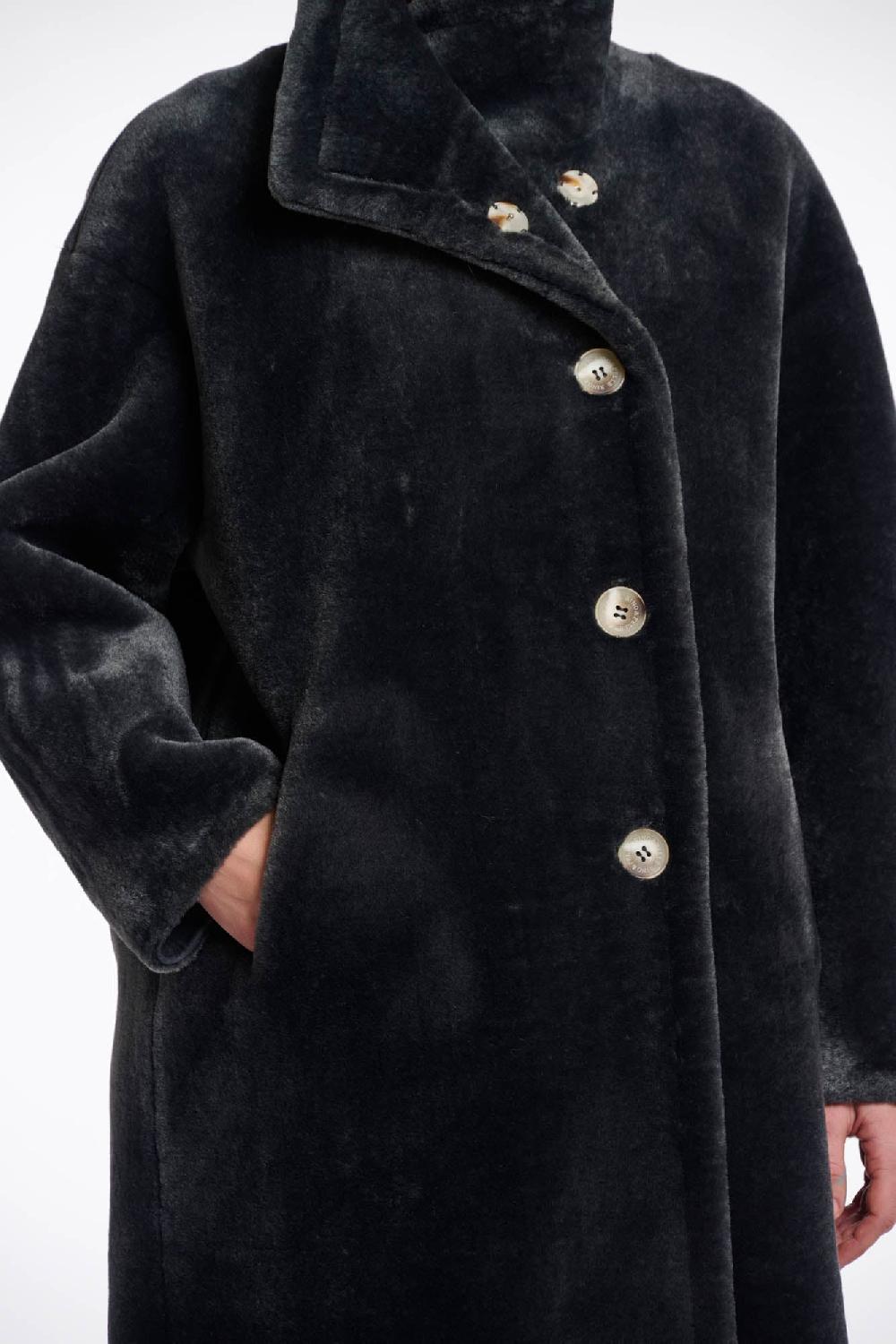 Rino & Pelle Cilou Coat Deep Iron