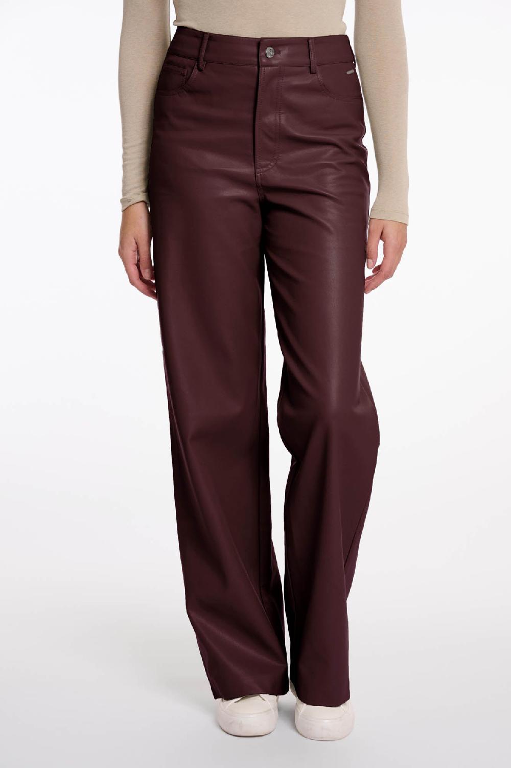 rino & pelle Corian trousers Chocolate bean