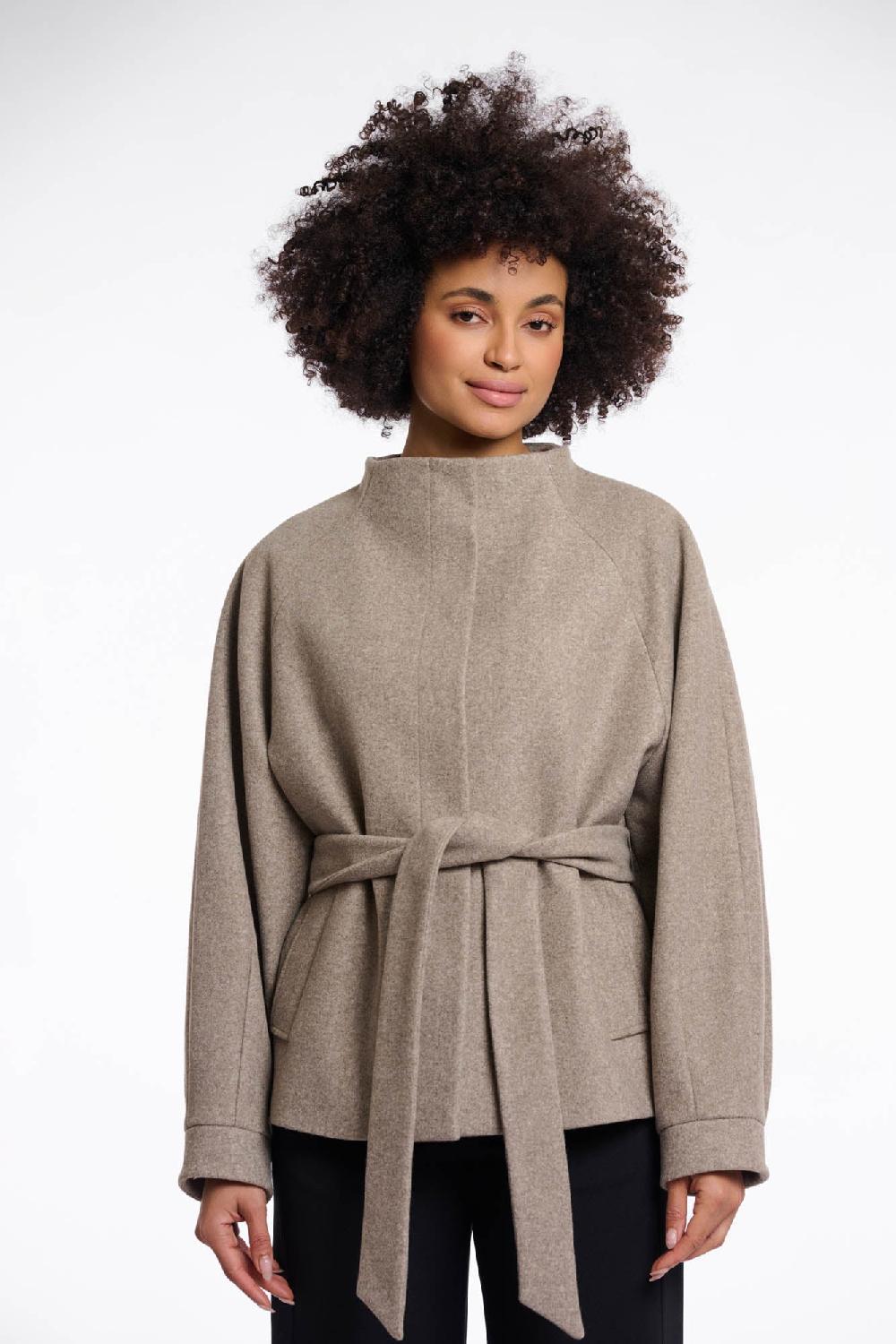 Rino & Pelle Cornelia Coat Toffee Melange