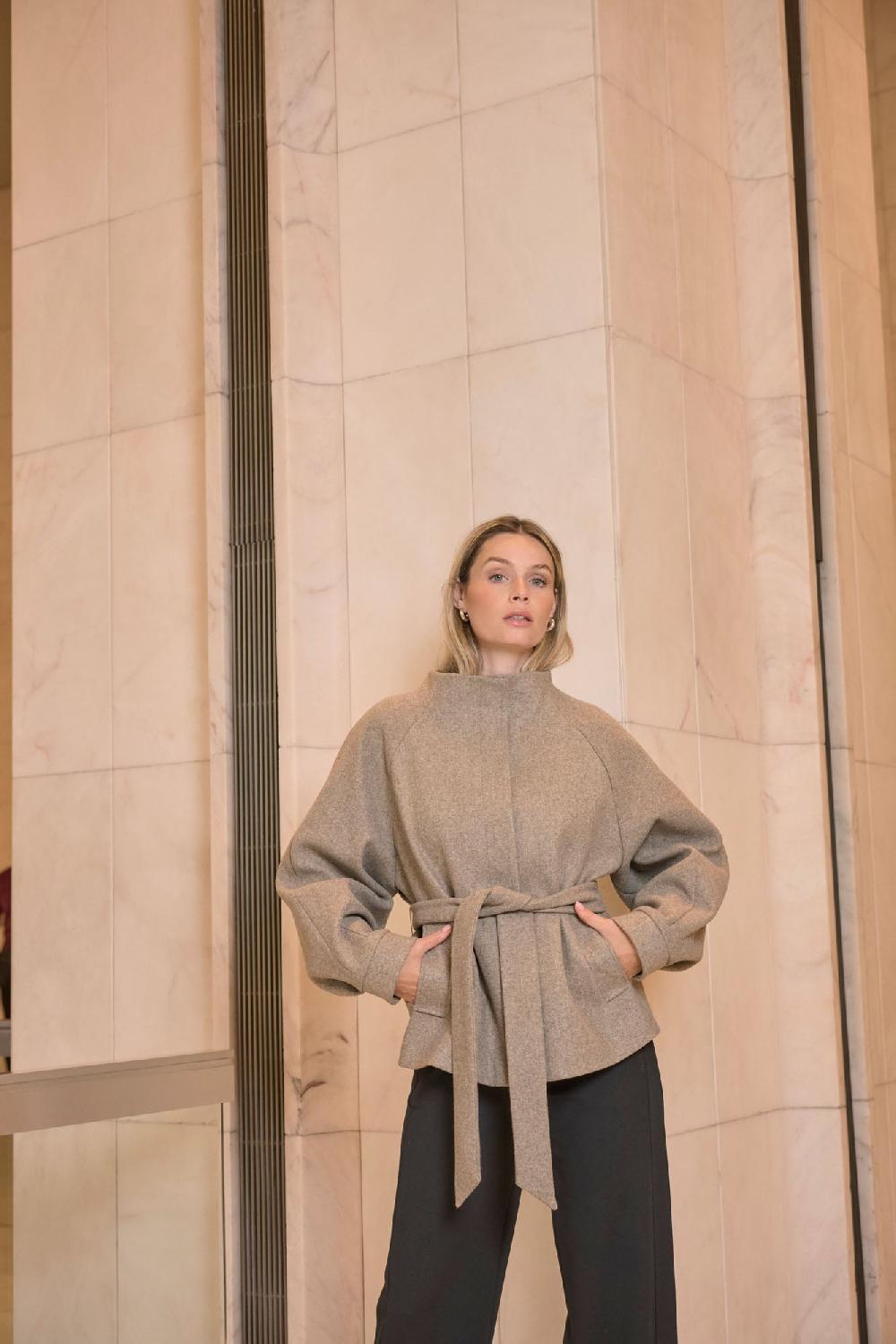 rino & pelle Cornelia coat Toffee melange