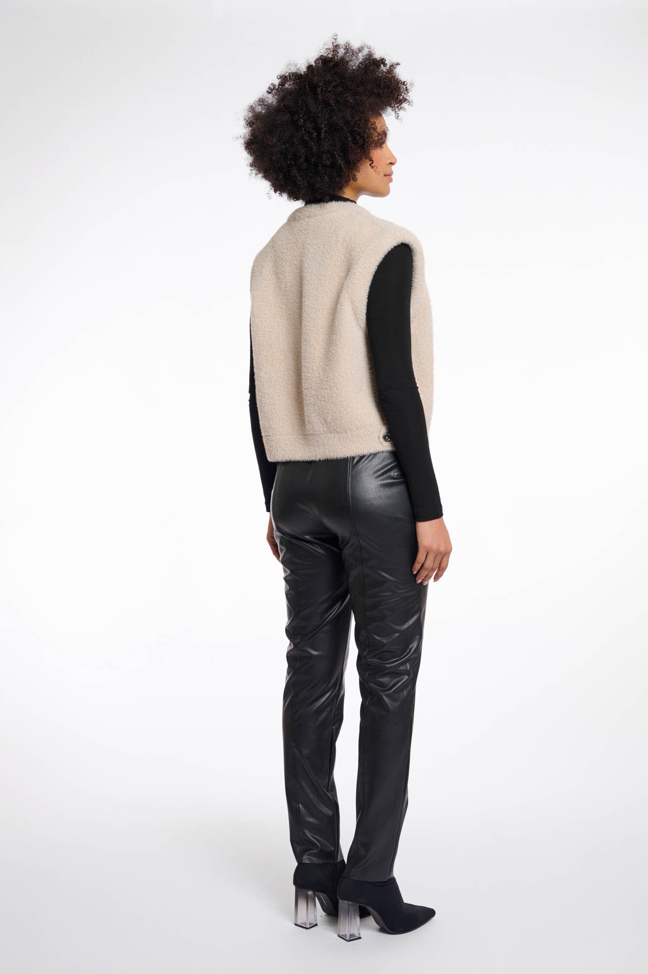 Rino & Pelle Elona Waistcoat Stone