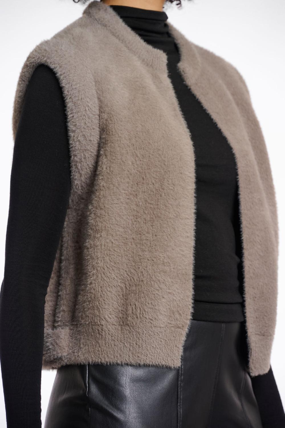 Rino & Pelle Elona Waistcoat Taupe