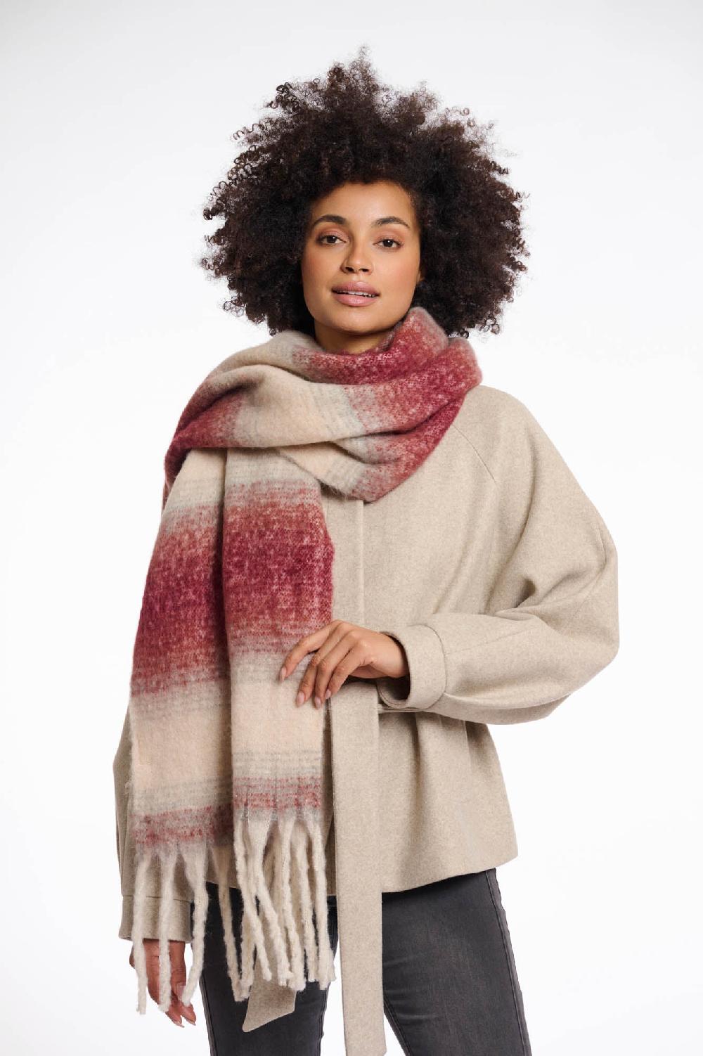 rino & pelle Erica scarf Sugar plum birch