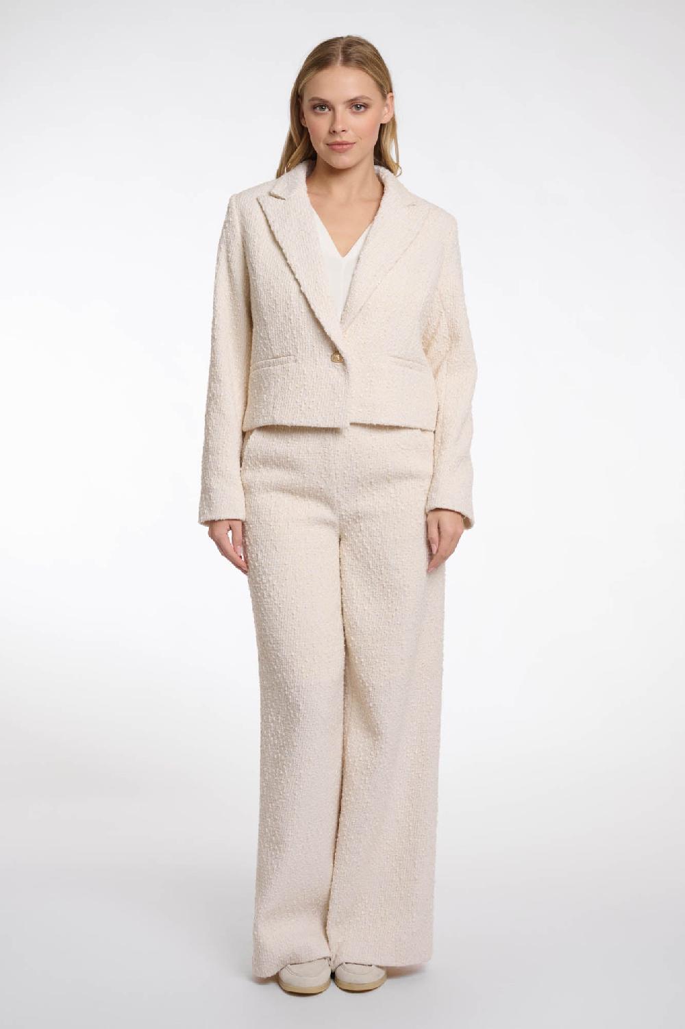 Rino & Pelle Esther Cropped Blazer Snow White