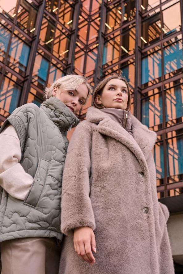 rino & pelle Geesje coat Toffee