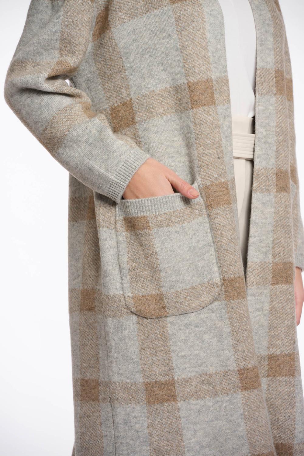 Rino & Pelle Giulia Cardigan Grey Toffee
