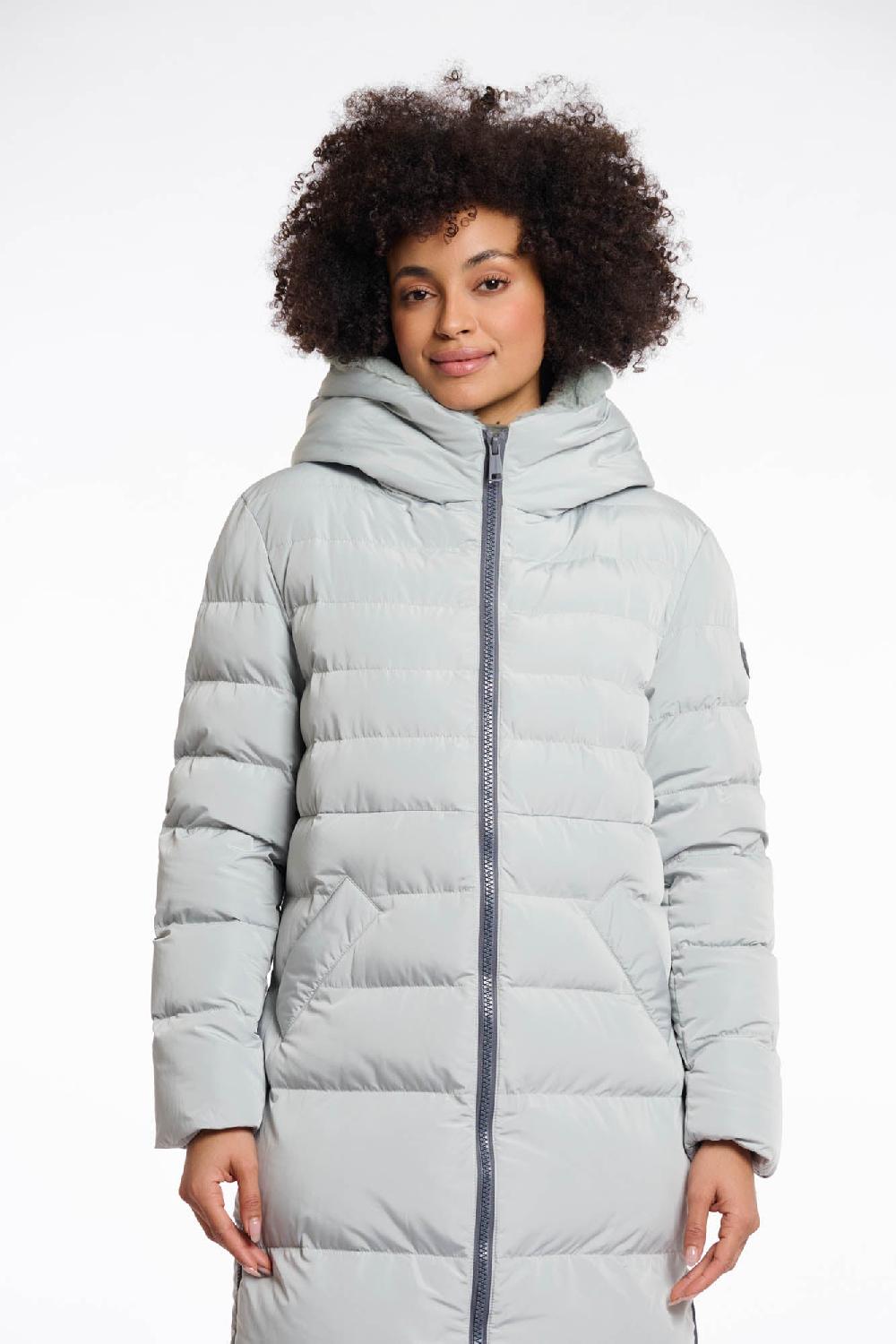 Rino & Pelle Keila Faux-fur Coat Manor Grey