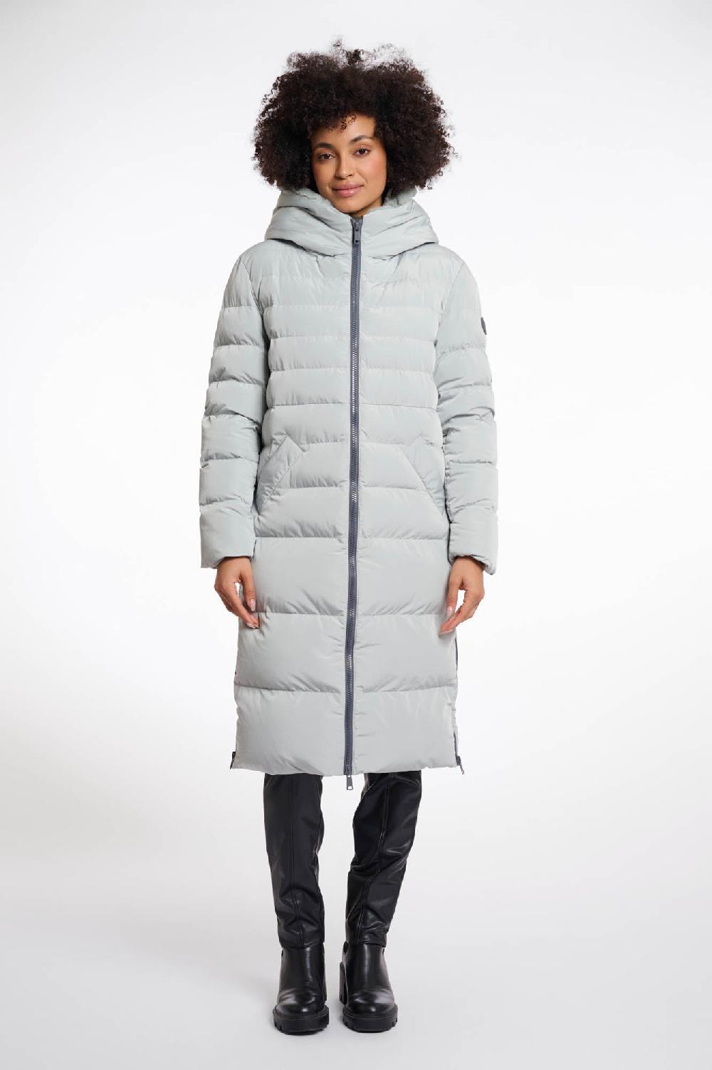 rino & pelle Keila faux-fur coat Manor grey