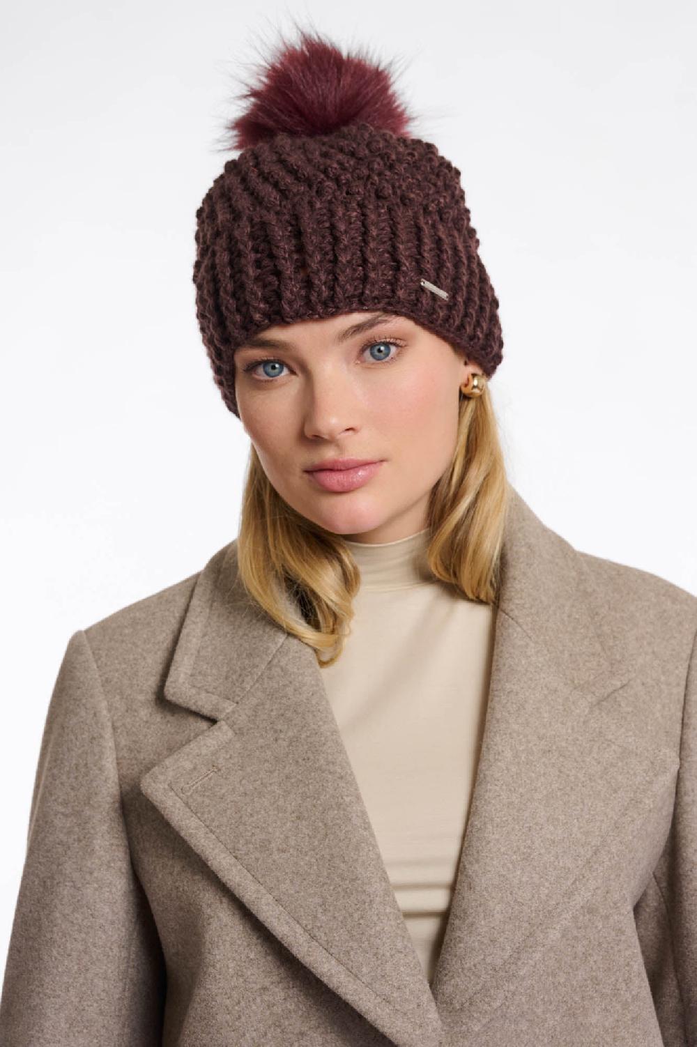 Rino & Pelle Kevina Beanie Chocolate Bean