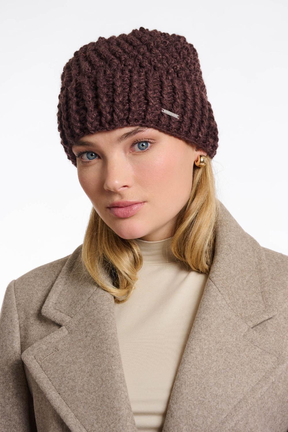 rino & pelle Kevina beanie Chocolate bean