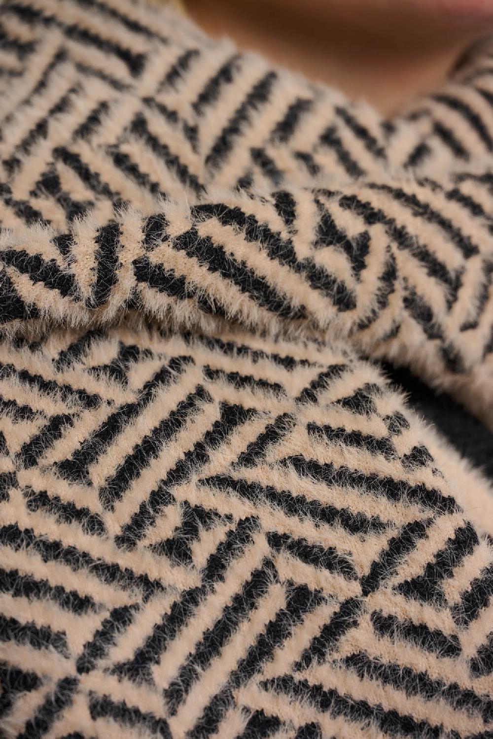 Rino & Pelle Leah Scarf Sand Graphic