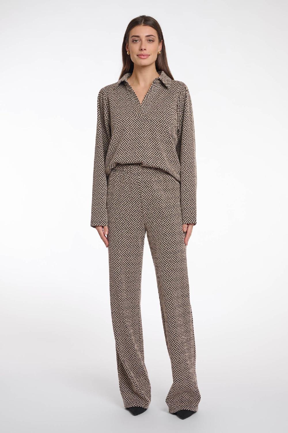 Rino & Pelle Lenny Trouser Sand Mix