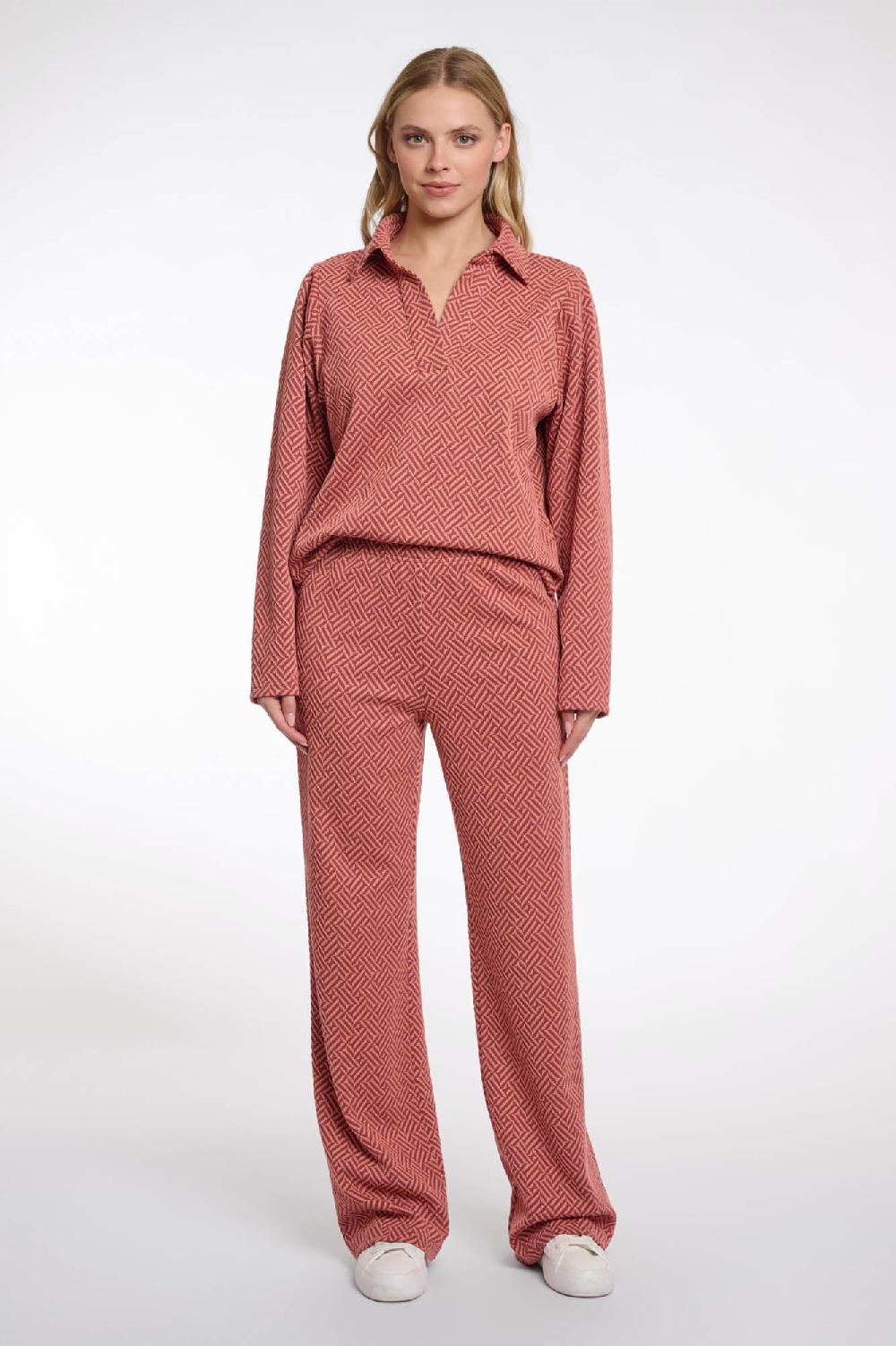 Rino & Pelle Lenny Trousers Dusty Peach Mix