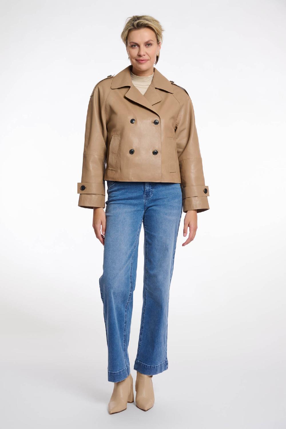 Rino & Pelle Lotte Leather Jacket Brew