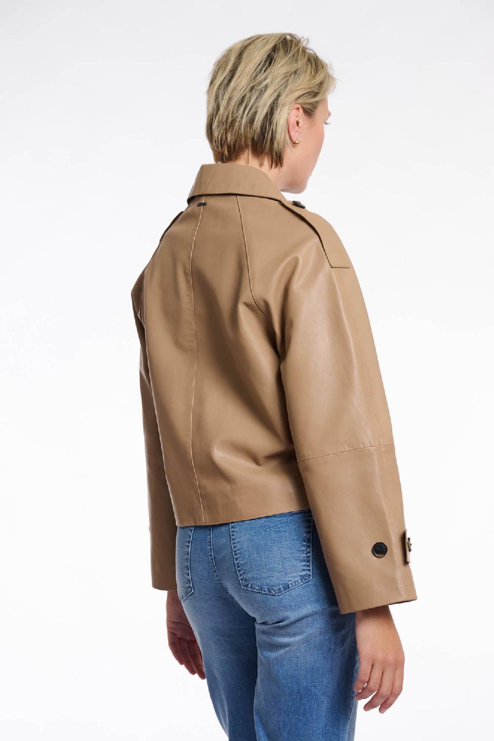 Rino & Pelle Lotte Leather Jacket Brew