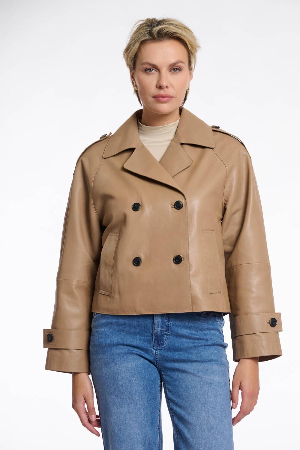 rino & pelle Lotte leather jacket Brew