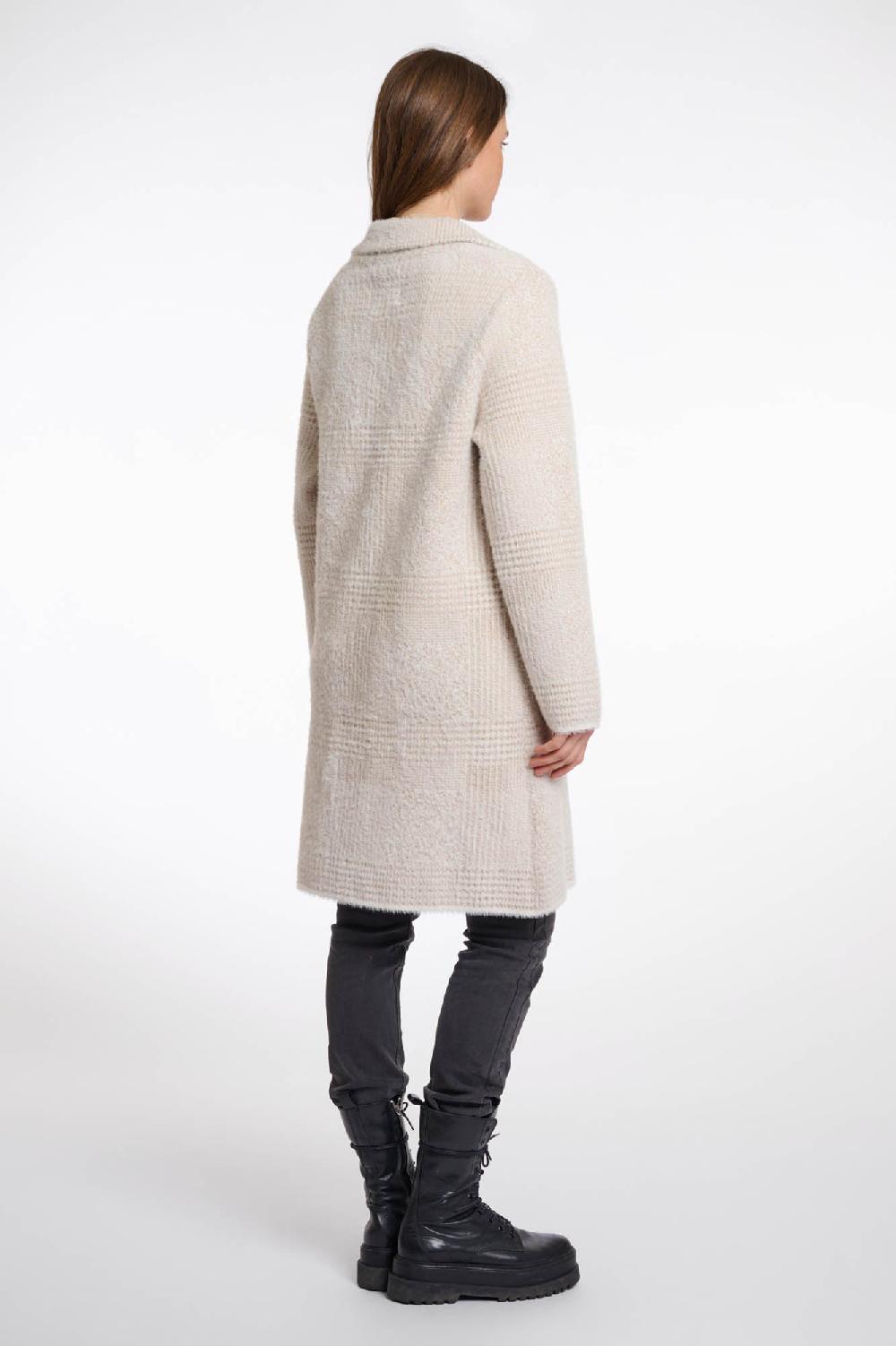 Rino & Pelle Madina Cardigan Stone Check